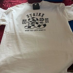 New with tags. Men’s Adidas shirt sleeve t shirt